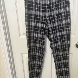 Black and White Checkered Pants by Express